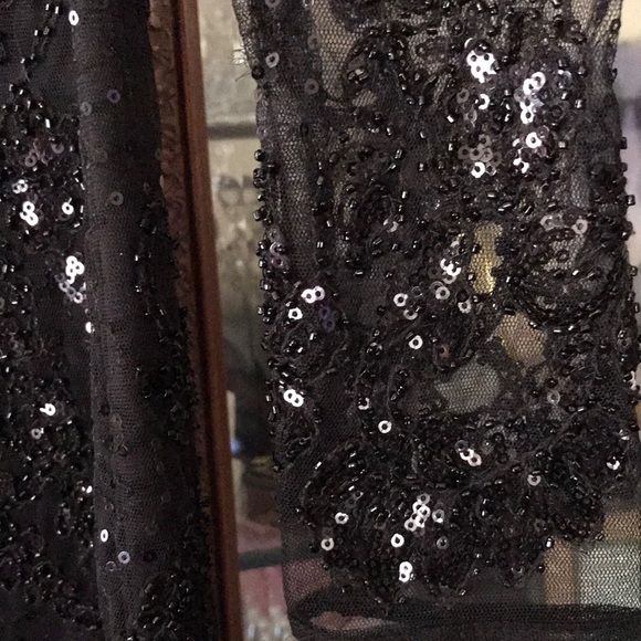 Altar’d State XS Elegant Black Sequin Dress - Picture 3 of 10